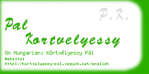 pal kortvelyessy business card