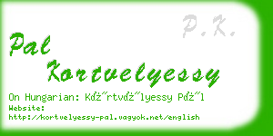 pal kortvelyessy business card